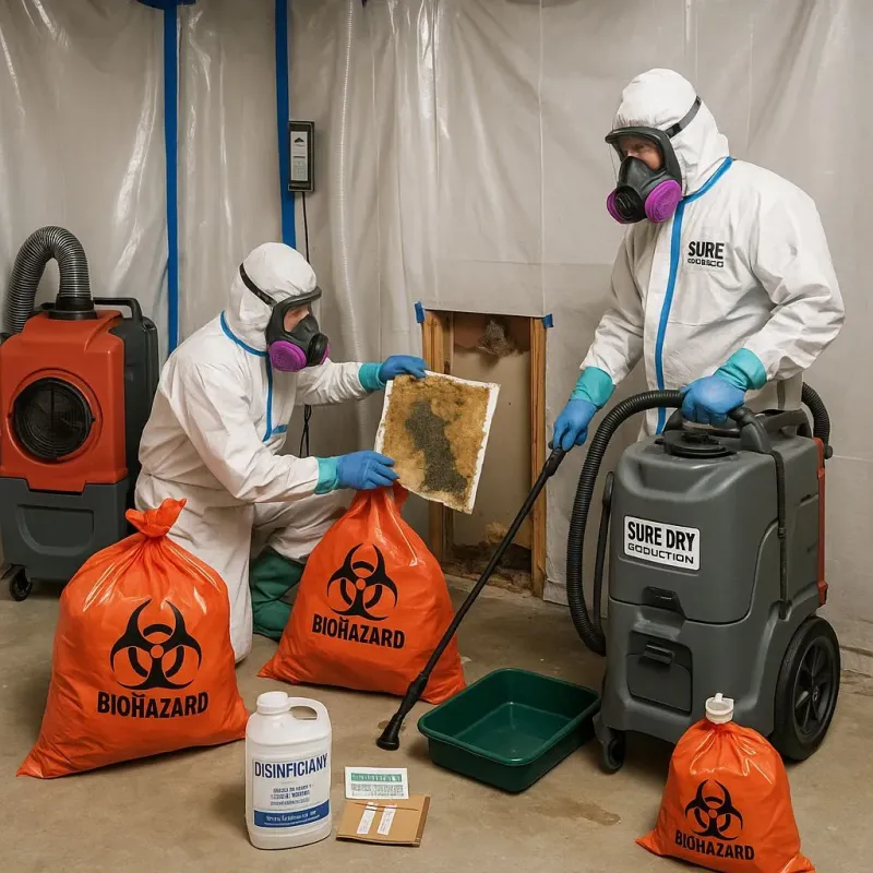 Contaminated Water Handling Protocols process in Holland, TX