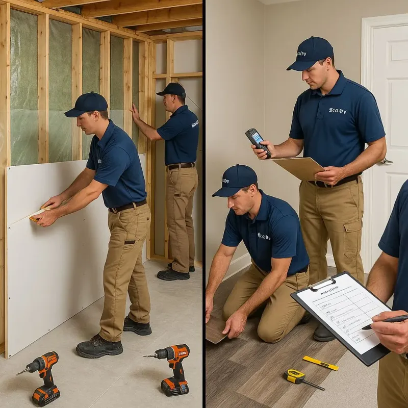 Repairs and Reconstruction process in Holland, TX