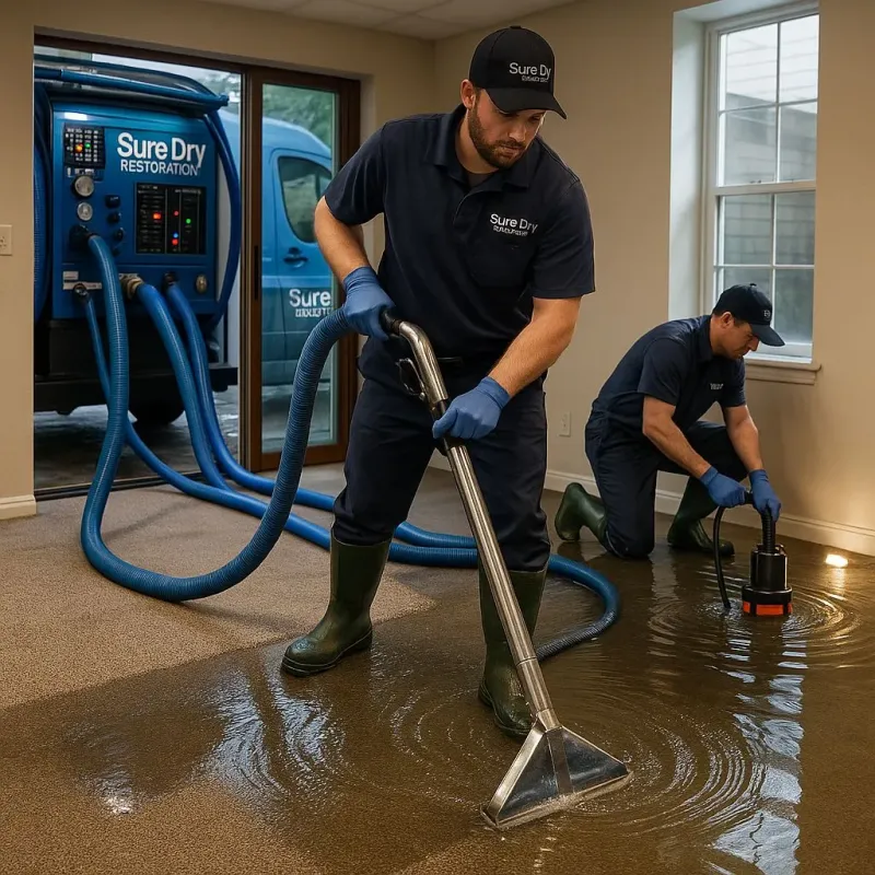 Water Extraction and Removal process in Holland, TX